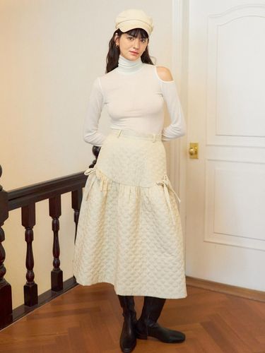 Ribbon Quilting Skirt - SALON DE YOHN - Modalova