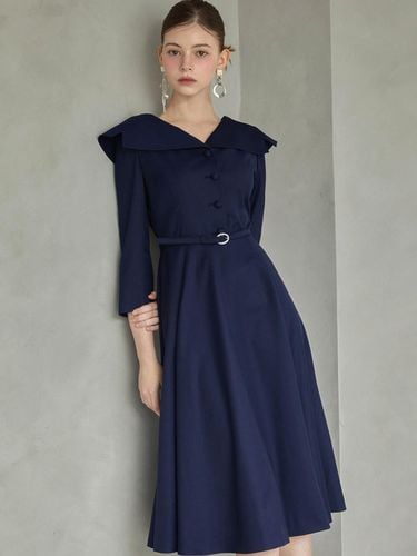 Calla 83 Elise Luna Dress - Navy - JULIY&CALLA - Modalova