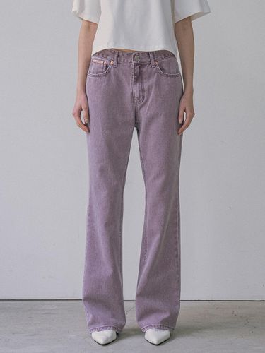 Pigment Flare Pants (Purple) - vanone atelier - Modalova