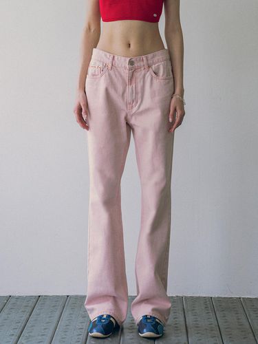 Pigment Flare Pants (Light Pink) - vanone atelier - Modalova