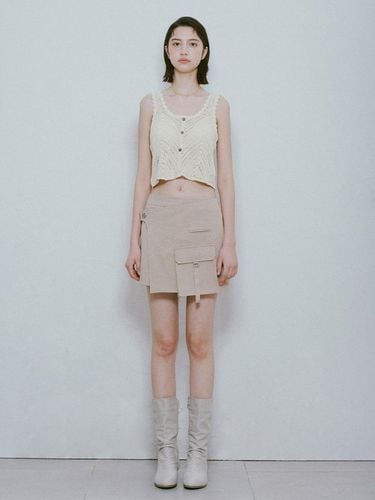 Wrap Pocket Skirt Pants_Beige - RAIVE - Modalova