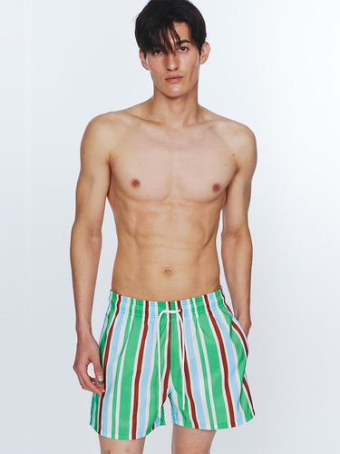 Sunburst Stripe Swim Trunks - DELIGHTPOOL - Modalova