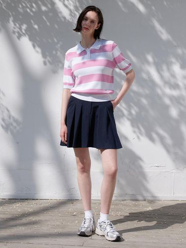 Pleated Skirt - Navy - Studio & Parc - Modalova