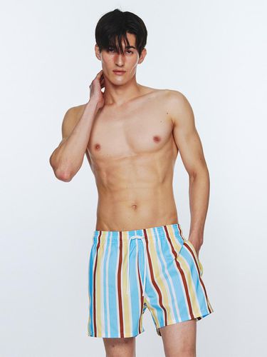 Sunburst Stripe Swim Trunks - DELIGHTPOOL - Modalova