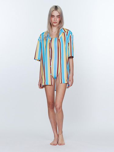 Sunburst Stripe Long Shirts - DELIGHTPOOL - Modalova