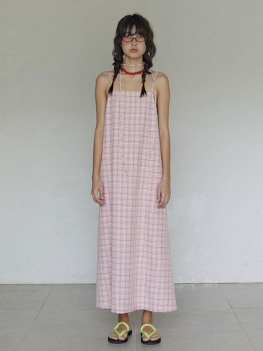 Cottage Check Dress_Check Pink - HOKUSPOKUS - Modalova