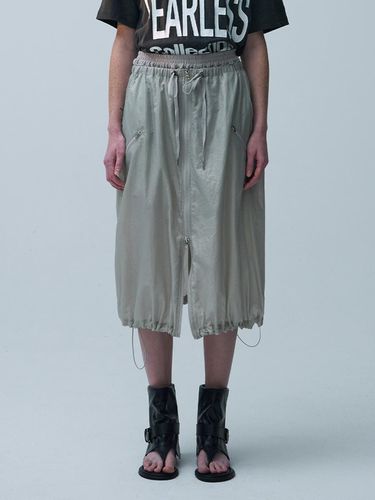 Nylon Two-Way Skirt_Grey - ellonarc - Modalova