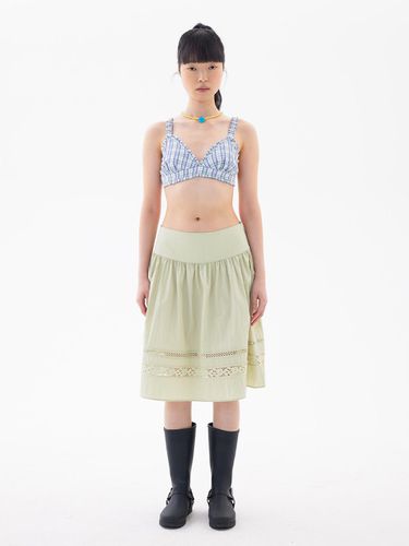 Rose Midi Skirt_Light Khaki - FUNFROMFUN - Modalova