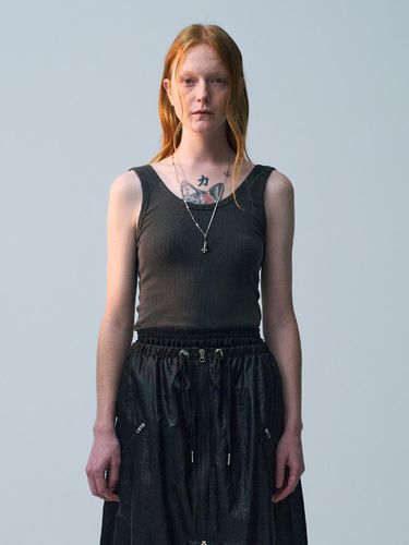 Back Point Sleeveless_Charcoal - ellonarc - Modalova