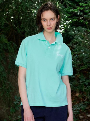 Unisex Parc Pique T-shirt - Mint - Studio & Parc - Modalova