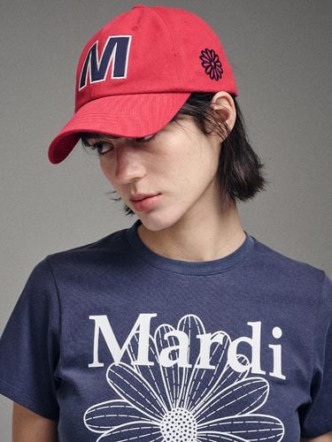 M Satin Cap_Red Navy - MARDI MERCREDI - Modalova