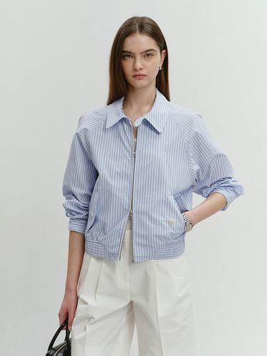 Unisex Summer Harrington Jacket_Light Blue Stripe - Dunst for WOMEN - Modalova