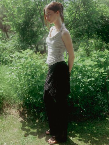 Knit Pant Wrap Skirt - THETIS - Modalova