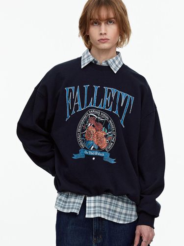 ROSE EMBLEM SWEATSHIRT_NAVY - FALLETT - Modalova