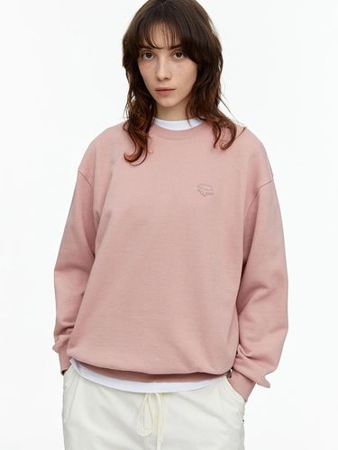 BRUSH LOGO SWEATSHIRT_PINK - FALLETT - Modalova