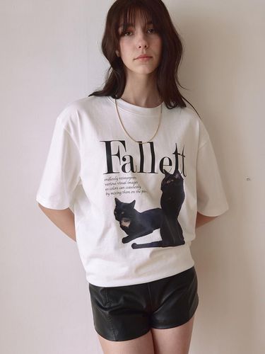 DEUX NERO SHORT SLEEVE_WHITE - FALLETT - Modalova