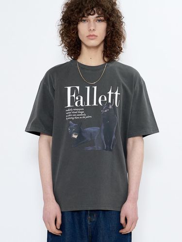 DEUX NERO SHORT SLEEVE_CHARCOAL - FALLETT - Modalova