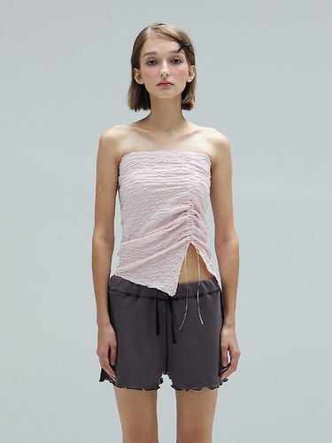 Sally Shirring Tube Top_Pink - DEARSTALKER - Modalova