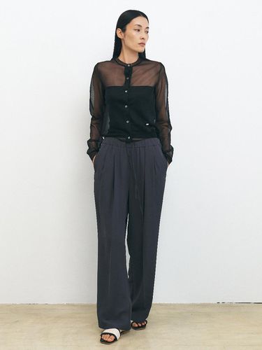 Pleated Wide Leg Pants - HACIE - Modalova