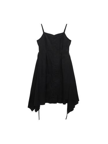 Unbalance Layered Zip Up Dress_Black - Matin Kim - Modalova