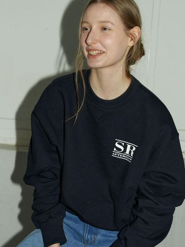 SR Small Logo Sweatshirt_Navy - SO IR - Modalova