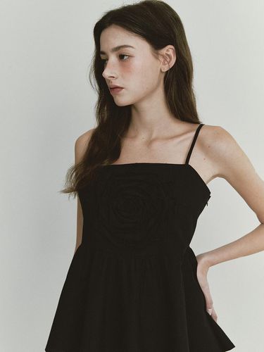 Bloom Sleeveless Blouse - Black - ASURA - Modalova