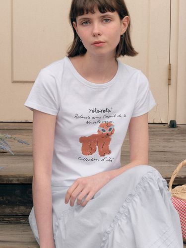 Rola Puppy T-shirt_White - ROLAROLA - Modalova