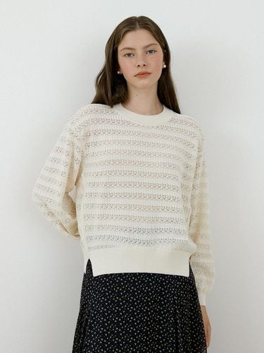 Rohan Round Semi Crop Knit Top - Charles de Rohan - Modalova