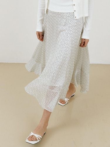 Flower Chiffon Long Skirt - Charles de Rohan - Modalova