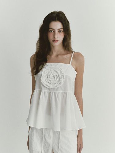 Bloom Sleeveless Blouse - White - ASURA - Modalova