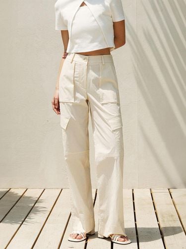 Wide Leg Cargo Pants - RE RHEE - Modalova