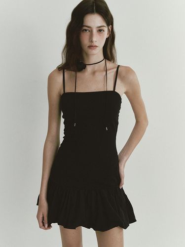 Rose Balloon Dress - Black - ASURA - Modalova