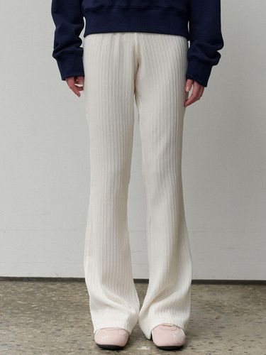 Wrinkle Banding Pants_White - SO IR - Modalova