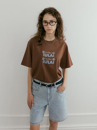 Hibiscus T-shirt - Brown - IULAI - Modalova