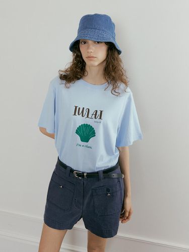 Clam T-shirt - Blue - IULAI - Modalova