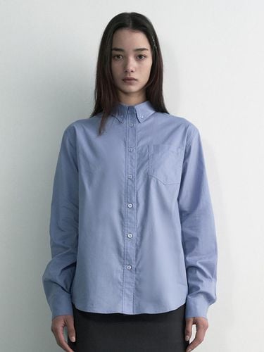 Essential Loose Fit Shirt_Blue - STUDIO TABLE - Modalova