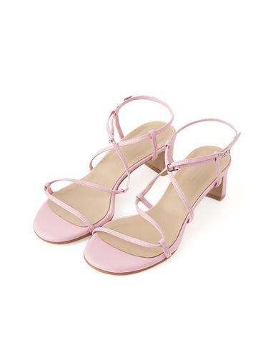 Strap Open Toe Sandals _ Pink - STUDIO TABLE - Modalova