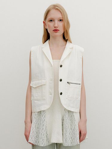 Washing Vintage Vest Jacket - YUSE - Modalova