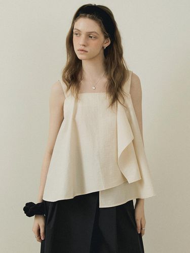 Layered Flare Blouse - Natural - AUBARD - Modalova