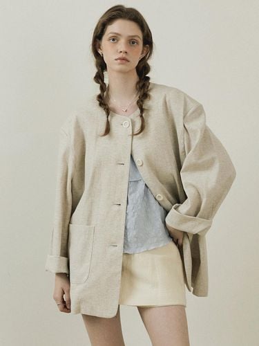 Single Linen Jacket - AUBARD - Modalova