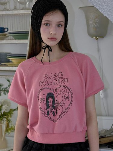 Barbie & Bunny T-shirt (Pink) - Rosefrantz - Modalova