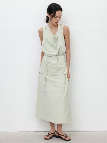 Crispy Sleeveless Dress_Green - RRACE - Modalova