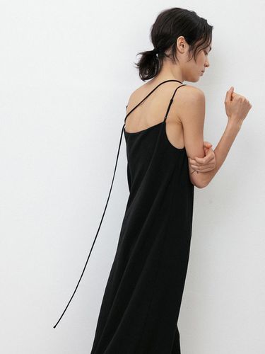 Bias Slip Dress_Black - RRACE - Modalova