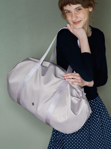 Aurora Shirring Duffle Bag_Lilac - Heeari - Modalova