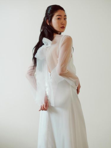 Bridal Organza Vest Slip Dress - GANISONG - Modalova