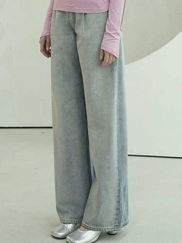 Signature Pintuck Wide Pants - vivacious - Modalova