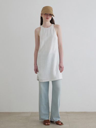 Minimal Linen Dress - SSEMI - Modalova