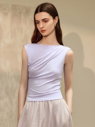 YY_Slim Pleated Sleeveless Top - yyiam - Modalova