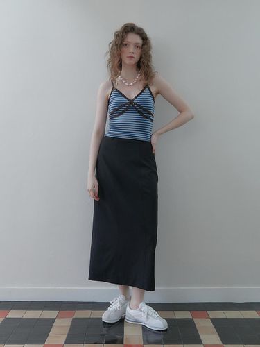 Carolyn Long Skirt_Black - hetherment - Modalova