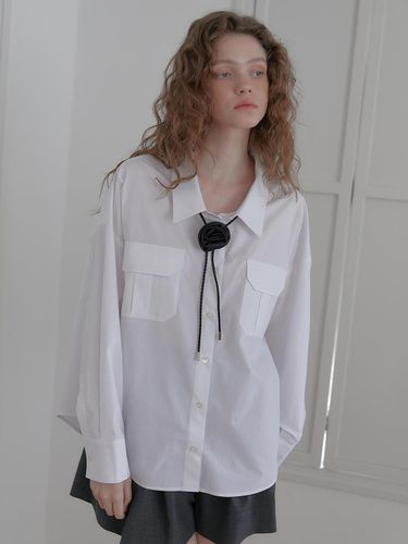 Two Pocket Painter Shirt_Off White - hetherment - Modalova